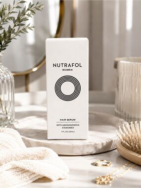 NEW Nutrafol Women Hair Serum Ashwagandha Exosomes 1 oz Sealed NWT